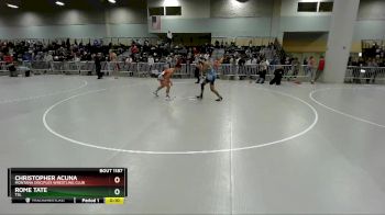 150 lbs Cons. Round 1 - Christopher Acuna, Montana Disciples Wrestling Club vs Rome Tate, Tsl