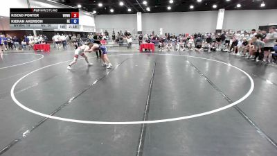 150 lbs Kozad Porter, Team Wyoming White vs Kieran Akerson, Team Nebraska