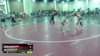 110 lbs Round 2 (8 Team) - Madelynn Bohnet, Nebraska Marvels vs Akane Metcalfe, South Dakota Heat