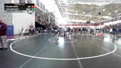 114 lbs Quarterfinal - Payton Ferro, Durfee vs Ava Svistunov, Belmont
