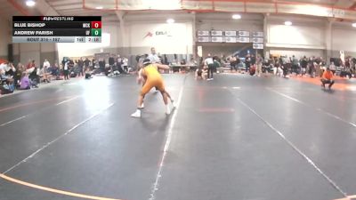 157 lbs Champ. Round 2 - Andrew Parish, Findlay vs Blue Bishop, McKendree