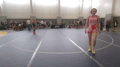 110 lbs Cons. Semis - Avery LeBlanc, Powell Wrestling Club vs Veronica Borroel, Grindhouse Wrestling Club