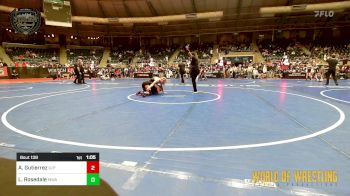 115 lbs Semifinal - Aubree Storm Gutierrez, Dog Pound vs Lexie Rosedale, Moen Wrestling Academy