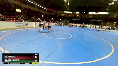 190 lbs Champ. Round 1 - Julian Ruiz, Tempe High School vs Dexter Hewitt, Prescott