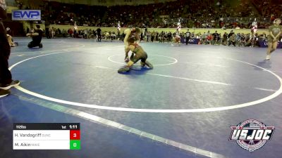 112 lbs Round Of 32 - Hayden Vandagriff, Duncan Demon Wrestling vs Mason Aikin, Maverick Elite Wrestling