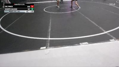 141 lbs Cons. Round 2 - Cal Price, Concordia (Neb.) vs Joseph Galvan, Wayland Baptist (Texas)