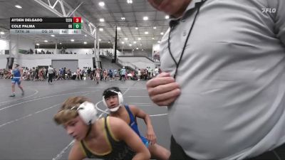 98 lbs Quarterfinals (8 Team) - Ayden Delgado, Terps Xtreme vs Cole Palma, Ohio Gold