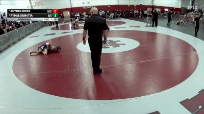 106 lbs Semifinal - Rhyden Hicks, Basic vs Rydge Demotta, Kamehameha Schools- Hawaii Boys