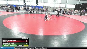 115 lbs Quarterfinal - Miles Weisgerber, Big Cat WC vs Kyson Peterson, CNWC Concede Nothing WC