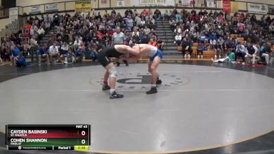 157 lbs Cons. Round 2 - Cohen Shannon, Findlay vs Cayden Basinski, St. Ignatius