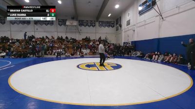 179 lbs Cons. Round 2 - Luke Hanna, Junipero Serra vs Brayan Castillo, Rancho San Juan