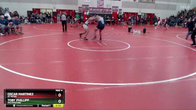 285 lbs Cons. Round 3 - Oscar Martinez, St. Peter vs Toby Phillipp, Holdingford