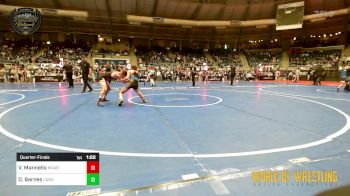 96 lbs Quarterfinal - Vincenzo Mannello, Mannello Domus Autem Bello vs Drew Barnes, Cardinal Wrestling Club