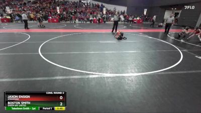 57 lbs Cons. Round 2 - Boston Smith, Green Bay United vs Jaxon Ensign, Stratford