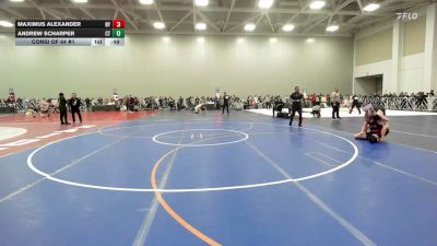 132 lbs Consi Of 64 #1 - Maximus Alexander, NY vs Andrew Scharper, CT