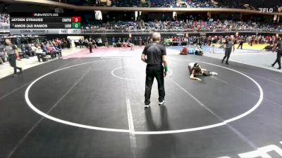 5A 120 lbs Cons. Round 3 - Amos (AJ) Ramos, Lubbock vs Jayden Strauss, El Paso Chapin