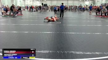 100 lbs Round 1 - Emma Grimes, Wyoming Seminary vs Natalie Handy, South Western