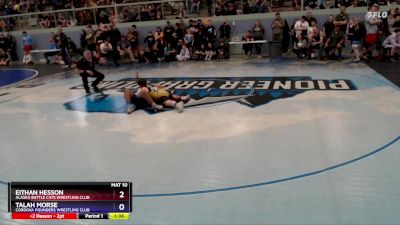 120 lbs Quarterfinal - Talah Morse, Cordova Pounders Wrestling Club vs Eithan Hesson, Alaska Battle Cats Wrestling Club