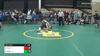 89 lbs Semifinal - Devin Ryan, Edge MS vs Ryan Meier, Doughboy MS