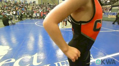 40 lbs Rr Rnd 3 - Kove Goodin, Cowboy Wrestling Club vs Hazel Wynn, El Reno Wrestling Club