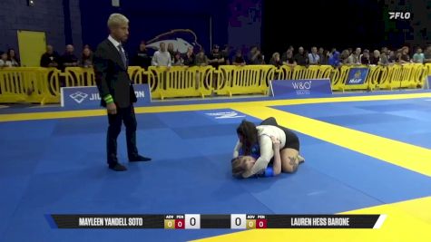 Lauren Hess Barone vs Mayleen Yandell Soto 2025 Pan IBJJF Jiu-Jitsu No-Gi Championship