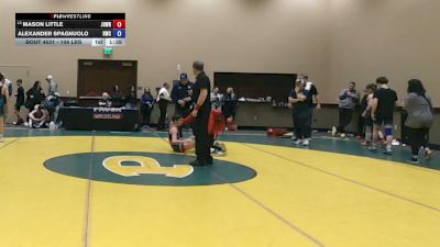 106 lbs Cons. Rd Of 16 - Mason Little, Journeymen Wrestling vs Alexander Spagnuolo, Ruthless Wrestling Club