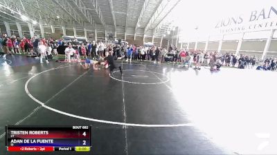 119 lbs Cons. Semi - Tristen Roberts, UT vs Adan De La Fuente, ID