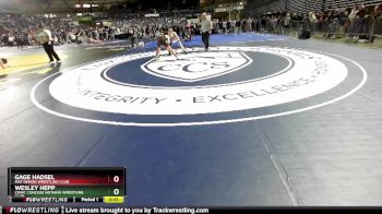 120 lbs Champ. Round 2 - Gage Hadsel, Mat Demon Wrestling Club vs Wesley Hepp, CNWC Concede Nothing Wrestling Club