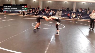 125 lbs Cons. Round 4 - Christian Osborne, Southeast Community College vs Gabe Lujan, Concordia (Neb.)
