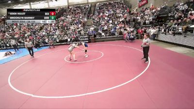 3A 125 lbs Quarterfinal - Brooklyn Barney, Canyon View vs Eden Hulet, Richfield