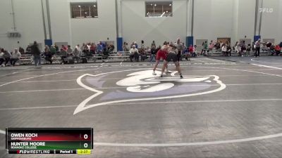 184 lbs Quarterfinal - Owen Koch, Shippensburg vs Hunter Moore, Roanoke College