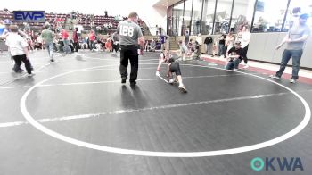 58 lbs Rr Rnd 5 - Jaxton Myers, Cushing Tigers vs Cortezz Swindall, Tonkawa Takedown Club