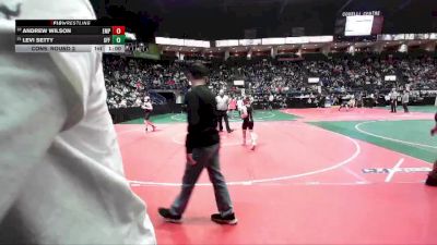 130 lbs Cons. Round 2 - Andrew Wilson, EMPA vs Levi Setty, GFF3