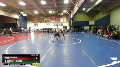 157 lbs Cons. Semi - Christian Montes, El Toro vs Henry Egami, Valencia