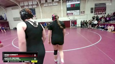 170 lbs Cons. Semi - Kaitlyn Record, Thunder Basin High School vs Myah Cornett, Hulett
