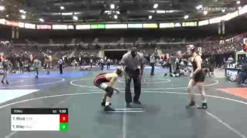 113 lbs Quarterfinal - Tyler Rhue, Team Scorpion vs Tyler Riley, Vacaville WC