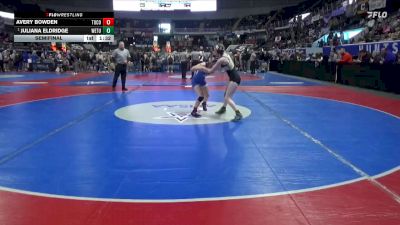 6-7A 114 Semifinal - Juliana Eldridge, Wetumpka vs Avery Bowden, Tuscaloosa County