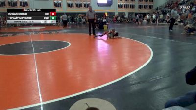 B-8 lbs Cons. Round 1 - Rowan Roush, Golden Hawk Wrestling Club vs Wyatt Mayrose, Marion Wolves Wrestling Club