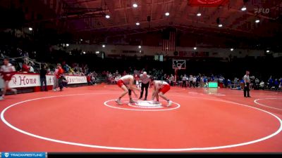 195 lbs Quarterfinal - Orlan Foster, Connersville vs Peyton McCoy, Mississinewa