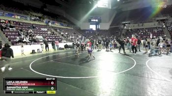 53-55 lbs Round 2 - Samantha Ham, Nebraska Wrestling Academy vs Layla Kelemen, Pueblo County Wrestling Club