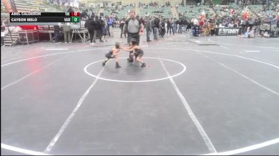 46 lbs Quarterfinal - Abel Calderon, The Rock Of Redmond vs Cayson Melo, Vasky Bros