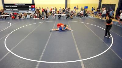 215 lbs Quarters - Ben Schultz, MN vs Mason Adams, MN