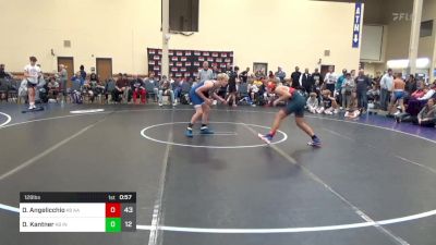 128 lbs Rr Rnd 3 - Dom Angelicchio, All American K-8 vs Dylan Kantner, Indiana Outlaws K-8