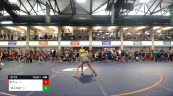 116-125 lbs Quarterfinal - Delaney Locke, Bobcat Wrestling Club vs Rain Scott, Springs Elite