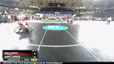 125 lbs Semifinal - Garret Johnson, Medical Lake Mat Maulers vs Noah Cardens, Washington