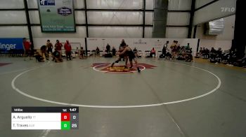 141 lbs Rr Rnd 5 - Antonio Arguello, Team Tugman vs Tyler Traves, Team Alien UFO