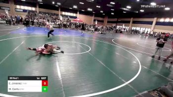 87 lbs Rr Rnd 1 - Ethan Jimenez, Threshold WC vs Masen Cantu, Spring Klein WC