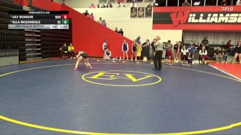 100 lbs 3rd Place Match - Ella McGonegle, Iowa City Liberty vs Lily Schulte, West Delaware