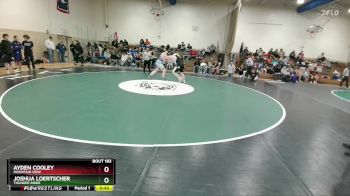 285 lbs Cons. Round 1 - Joshua Loertscher, Thunder Ridge vs Ayden Cooley, Mountain View