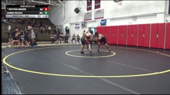 285 lbs Cons. Round 2 - James Rocha, Moorpark CCC vs Peyton Reiser, Sacramento City College